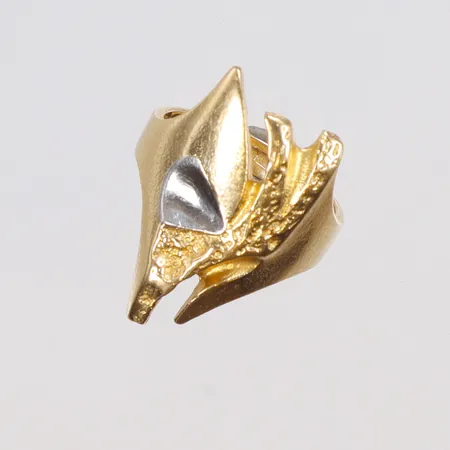 Ring Lapponia tvåfärgad stl 18 bredd 3-25mm, Finland Helsingfors 1992, 18K Vikt: 7,3 g
