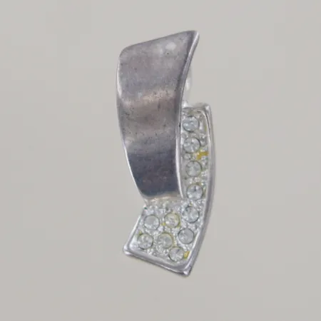 Hänge med stenar , längd 2 cm, bredd 0,9 cm, silver 925/1000 Vikt: 3,4 g