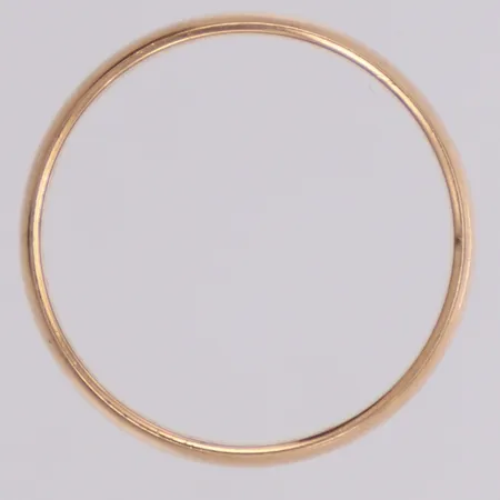 Ring, slät, stl 19, bredd: 3,4mm, gravyr, 14K Vikt: 2,5 g