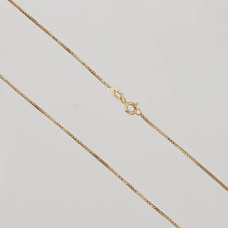 Kedja Venzia, 45cm, bredd 1mm, 18K,  Vikt: 4 g