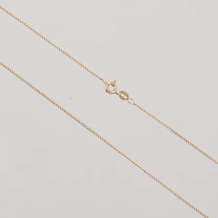 Kedja Pansar, 55cm, bredd 0,9mm, 18K,  Vikt: 1,9 g