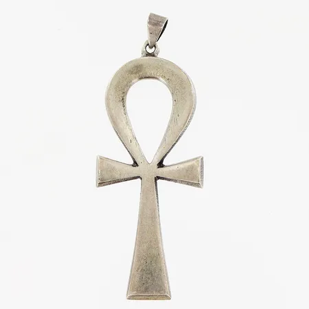 Hänge Ankh kors, 60x24mm silver. Vikt: 11 g