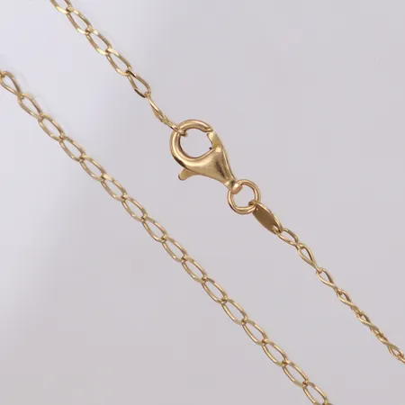 Kedja, längd 52cm, bredd 1,6mm, 18K Vikt: 4,3 g