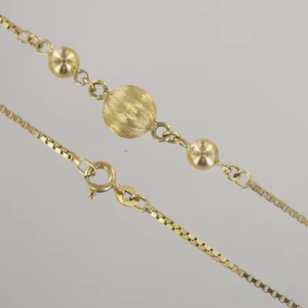 Collier, längd 38 cm, 18K Vikt: 7,6 g
