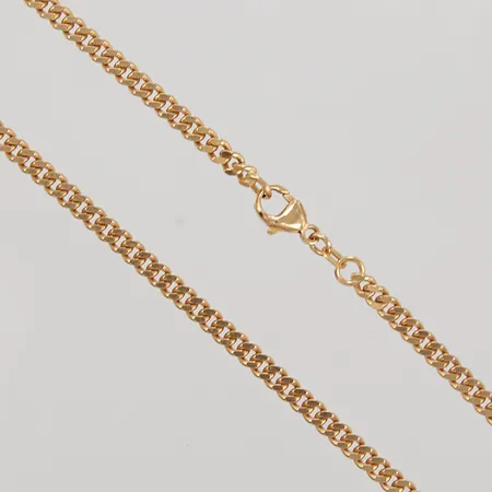 Kedja Pansar, 50,5cm, bredd 4,2mm, Svedbom & Co, 18K,  Vikt: 33,5 g