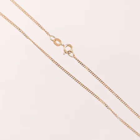 Kedja Pansar, 42cm, bredd:1mm, 18K 3,3g.