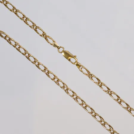 Kedja 51cm bredd 3mm 18K Vikt: 15,4 g