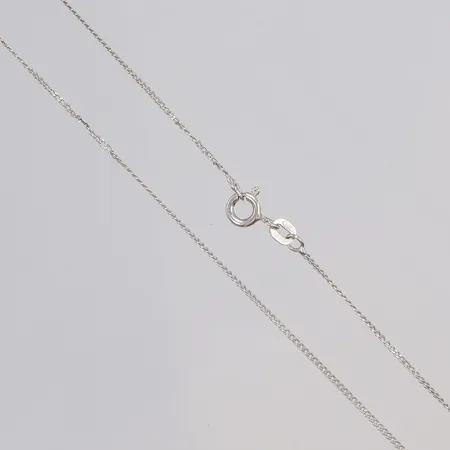 Kedja Pansar 49cm bredd 1mm, något defekt ögla, silver 925/1000 Vikt: 1,8 g