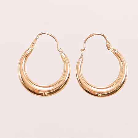Ett par örhängen, 22mm, 18K 2g.