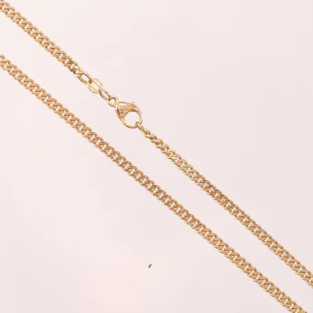 Kedja pansar, 54cm, bredd:3mm, 18K 18,2g.