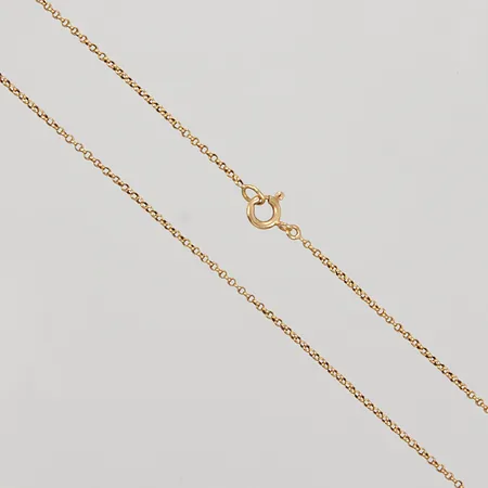 Kedja Ärtlänk, 44cm, bredd 1,4mm, 18K,  Vikt: 3,3 g