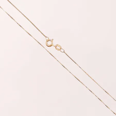 Kedja Venezia, 45cm, bredd:0,5mm, 18K 1,2g.