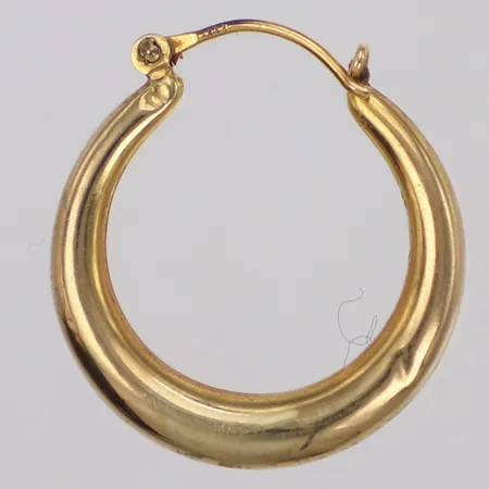 Örhänge, Ø22,4mm, bucklor, udda, 8K Vikt: 0,6 g