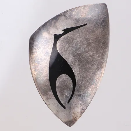 Brosch, längd 48mm, stämplad CFP Danmark, repor, 925/1000 silver Vikt: 15,3 g