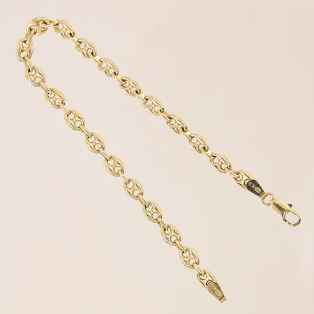 Armband, längd 18,5cm, bredd 4,7mm, 18K Vikt: 5,4 g