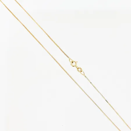 Kedja Venezia, 45cm, bredd 0,7mm, Balestra, 18K. Vikt: 2,5 g