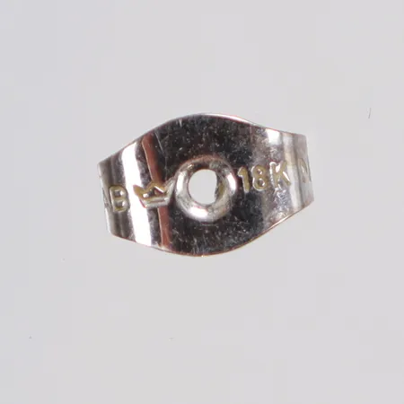 Snurrebuss i vitguld, GFAB 18K Vikt: 0,2 g