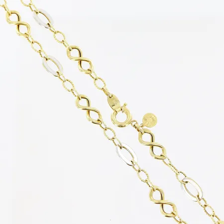 Collier, 51,5cm, bredd 7,5mm, 14K. Vikt: 11,3 g
