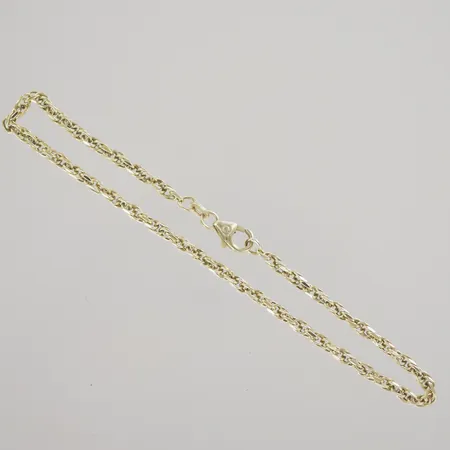 Armband, längd 19 cm, bredd 2,3 mm, 14K Vikt: 1,7 g