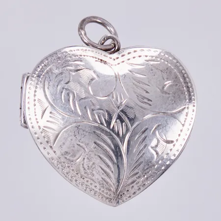 Hänge/Dosa, längd: ca 3,5cm, bredd: ca 30mm, öppningsbart, 925/1000, silver Vikt: 11,7 g