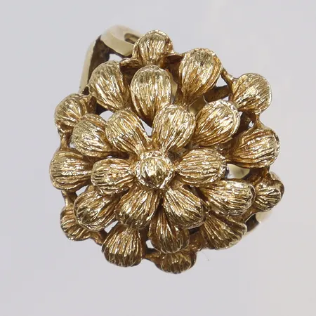 Ring mönstrad stl 17 bredd 2-20mm 18K Vikt: 8 g