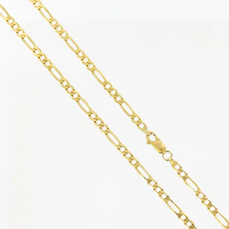 Collier, 50,5cm, bredd 2,4mm, 18K.  Vikt: 9,8 g
