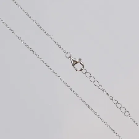 Kedja Ärtlänk 42-45cm bredd 1mm silver 925/1000 Vikt: 1,4 g