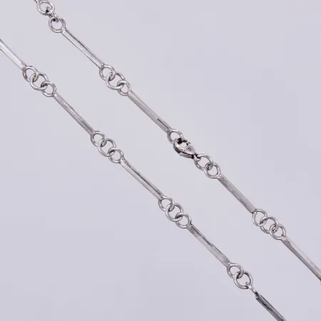 Collier, längd: ca 47,5cm, bredd: ca 2-6mm, 925/1000, silver Vikt: 21,2 g