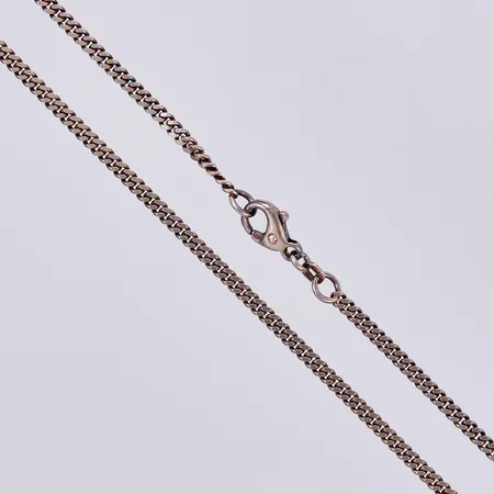 Kedja Pansar, längd: ca 51cm, bredd: ca 2mm, 925/1000, silver Vikt: 11,3 g