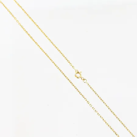 Kedja, Ankar, 42,5cm, bredd 1mm, 18K. Vikt: 3,7 g