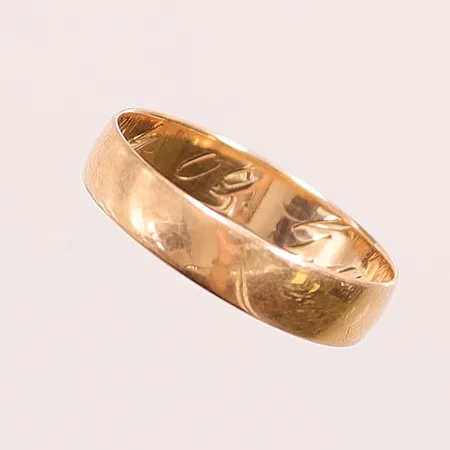 Ring, Ø17, gravyr, 14K 1,5g.