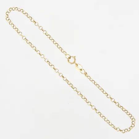 Armband, ca 18,5cm, bredd ca 2mm, GHA, 9K Vikt: 0,9 g