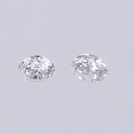 Lösa diamanter ca 2x0,08ct TW (G)/VS
