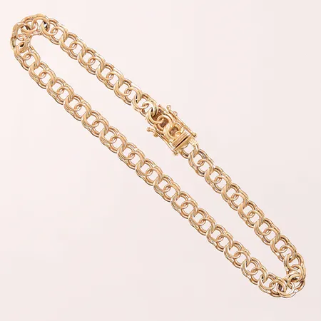 Armband Bismarck, 20,5cm, bredd:5mm, 18K 11,4g.