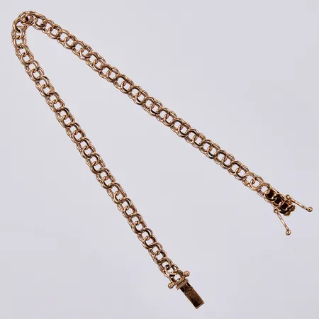 Armband Bismarck, längd: ca 18,5cm, bredd: ca 4mm, Ceson Guldvaru Ab år 1964, 18K Vikt: 6,2 g