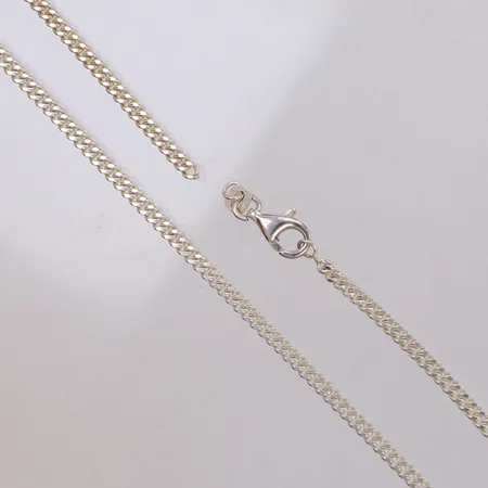Kedja Pansar, längd 50cm, bredd 3mm, defekt lås, 925/1000 silver Vikt: 11,6 g