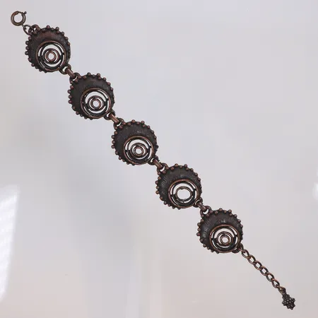 Armband i brons, Finland, stämplad "R", längd 23cm 