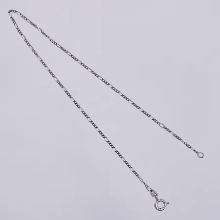 Vristlänk, längd: ca 24cm, bredd: ca 1mm, 830/1000, silver