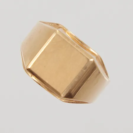Ring, stl 21¼, bredd 4,6-14mm, Ceson, år 1977, 18K,  Vikt: 4,3 g
