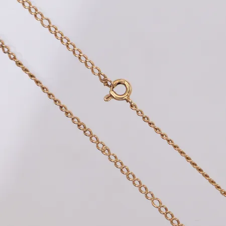 Kedja, pansar, längd 46cm, bredd 1,8mm, 18K Vikt: 4,5 g