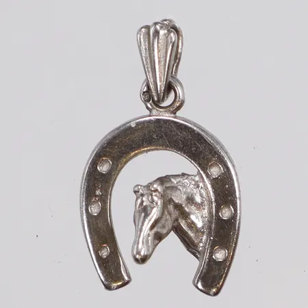 Hänge, hästsko 12x20mm, silver 925/1000 Vikt: 1,6 g