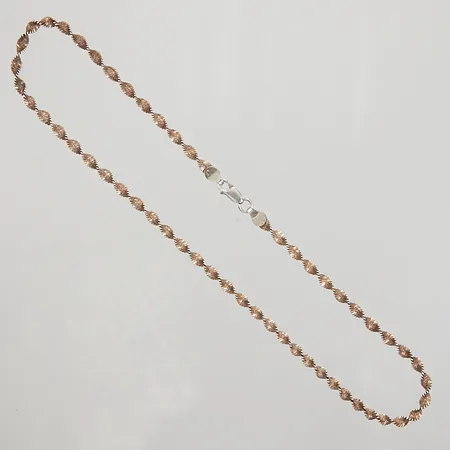 Kedja, tvinnad modell, 42cm, bredd 4,1mm, 925/1000 silver,  Vikt: 9,4 g