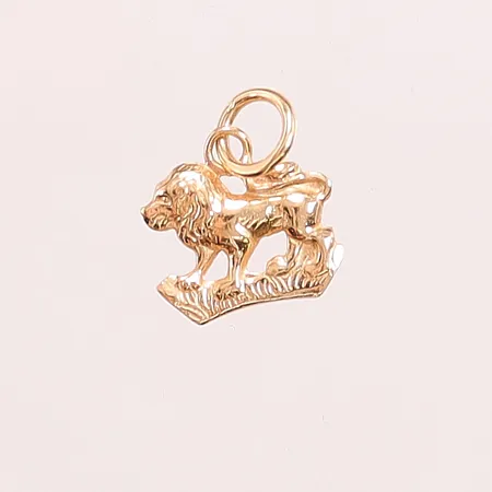 Hänge "lejon", 11mm, 18K 0,8g.