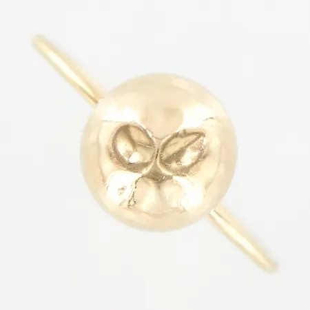 Ring, defekt, 14K,  Vikt: 0,8 g