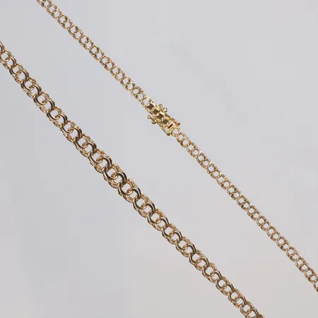 Collier doserad Bismarck 44cm bredd 3-6mm, SEF 18K Vikt: 11,4 g