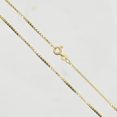 Kedja Venezia, längd 38½ cm, bredd 2 mm, 18K. Vikt: 4,7 g