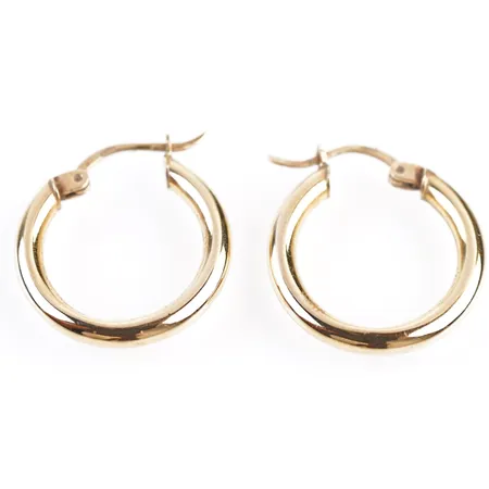 Örhängen, Ø20mm, bredd 3mm, 18k Vikt: 2 g