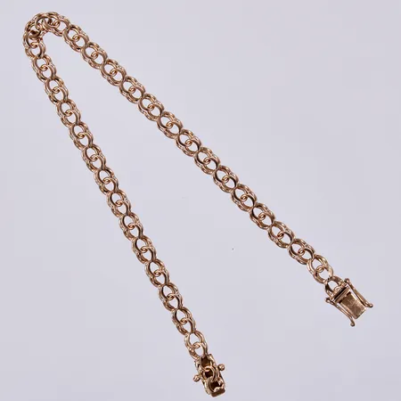 Armband Bismarck, längd: ca 21cm, bredd: ca 5mm, CGAB, Clareus Guldsmeds Ab, 18K  Vikt: 9,1 g
