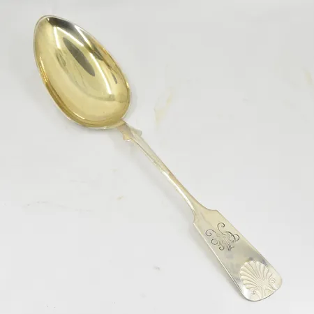 Ragusked, delvis förgylld, monogram på skaft, längd 25½ cm, Z6/1878, 830/1000 silver. Vikt: 69 g