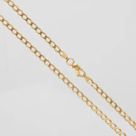 Kedja, gles pansarlänk, längd: 52,7cm, bredd: 2,9-3mm, Balestra, 18K Vikt: 8,9 g